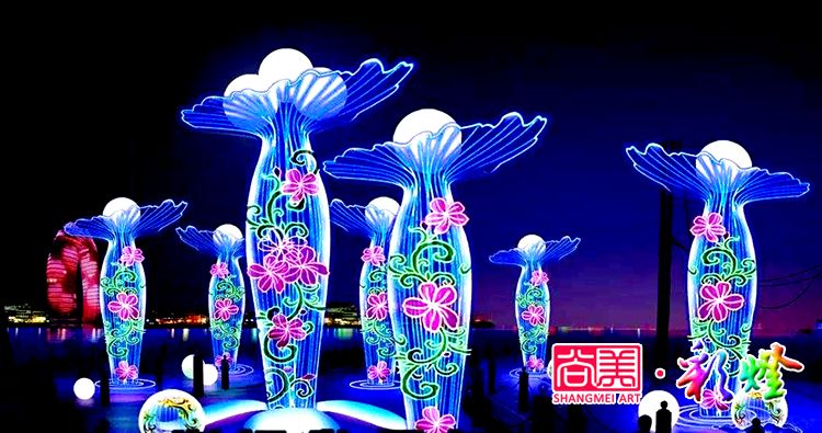 夏夜燈光璀璨，自貢燈會(huì)閃亮新疆伊犁